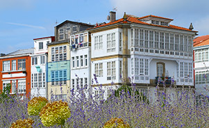 Casas típicas en Ferrol