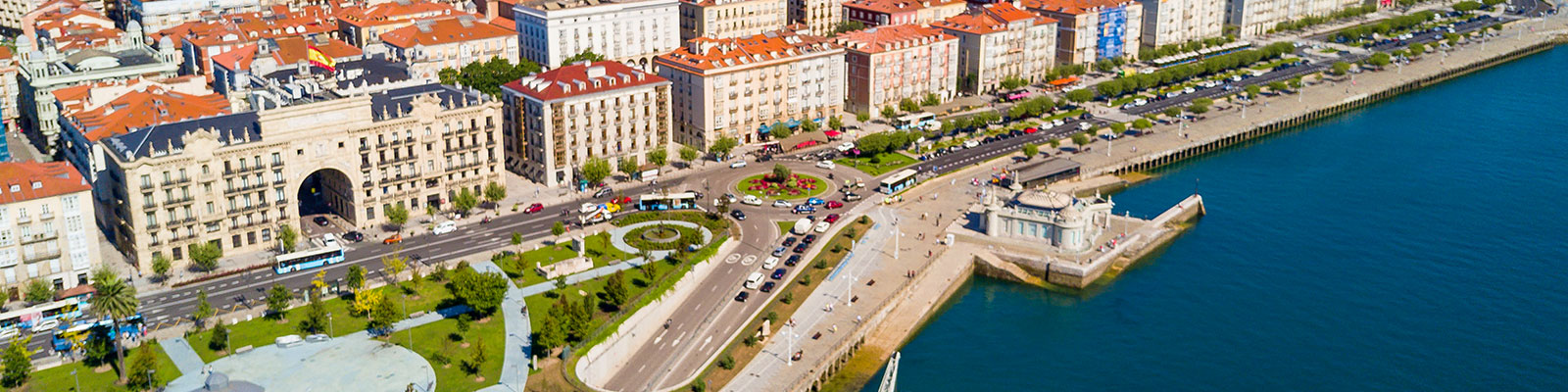 Vista aérea de la ciudad de Santander Santander, Cantabria