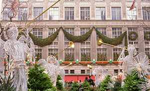 Decoración navideña en Rockefeller Center