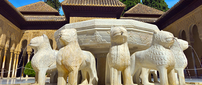 Patio de los Leones, Alhambra, Granada