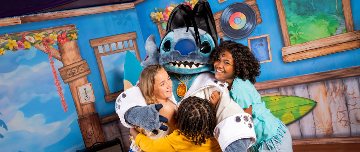 Fotos con Stitch en Disneyland París
