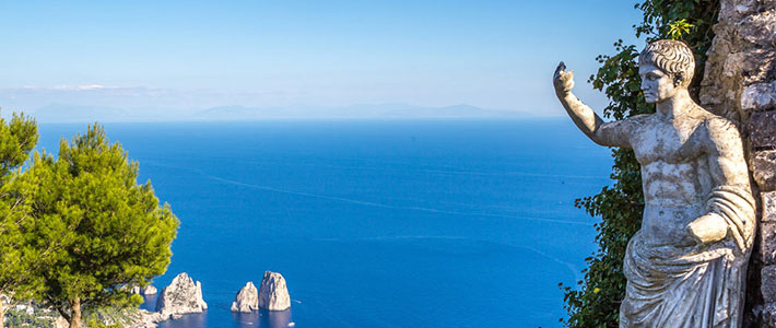Isla de Capri, vistas desde el mirador