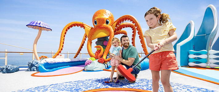Actividades en un crucero con niños