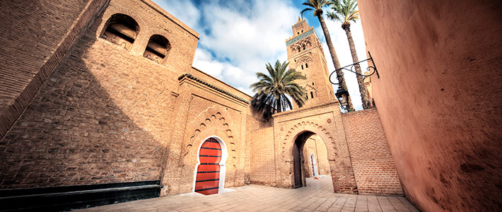 Mezquita Koutoubia en Marrakech, Marruecos