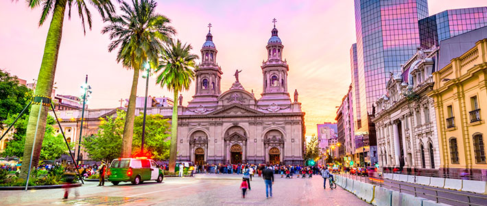 Plaza de armas de Santiago de Chile