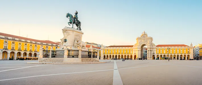 Plaza dle Comercio, Lisboa