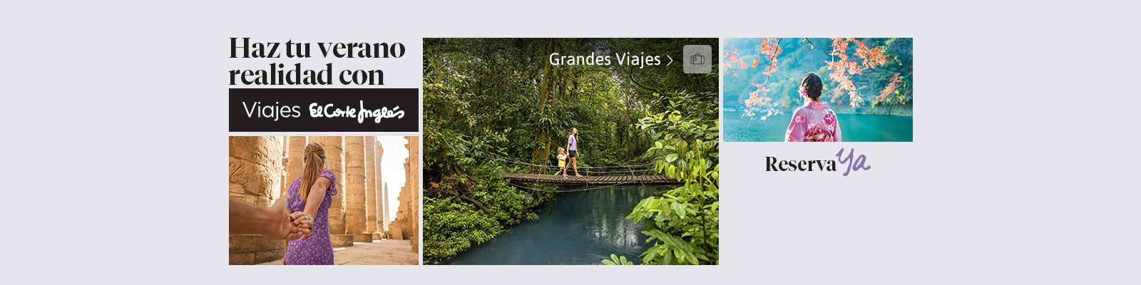 Reserva ya tus vacaciones de verano en grandes viajes