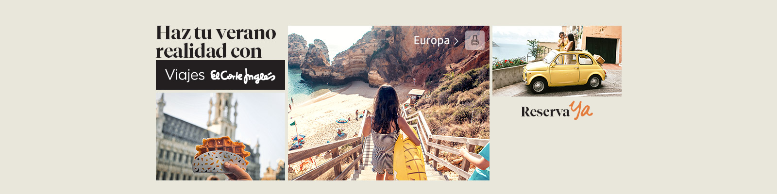 Reserva ya tus vacaciones de verano en Europa
