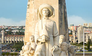 Monumento a los Descubridores. Henrique el Navegante