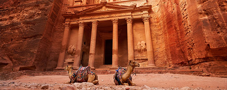 Yacimiento de Petra, en Jordania