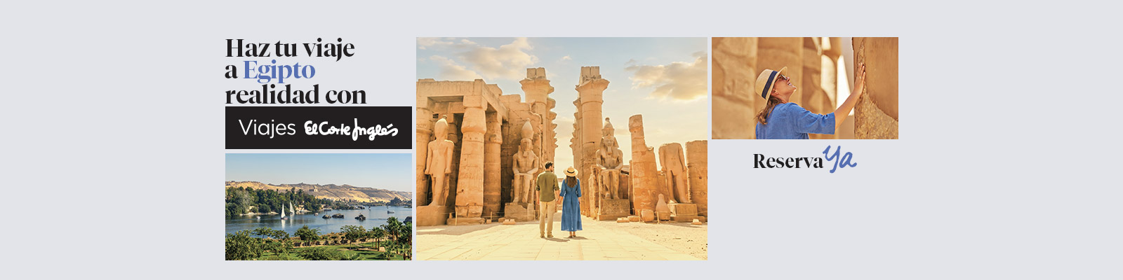 Reserva ya tu viaje a Egipto