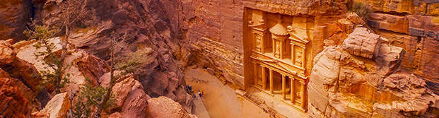 Yacimiento de Petra, en Jordania