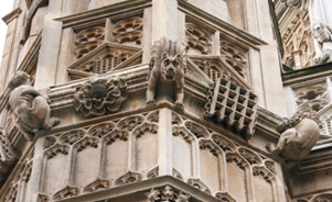 Abadía de Westminster, detalle gargolas