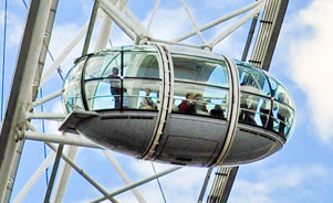 London Eye, cabina individual