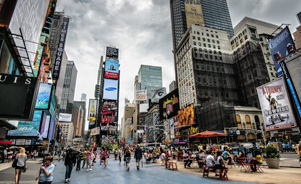 Times Square en el área de Broadway