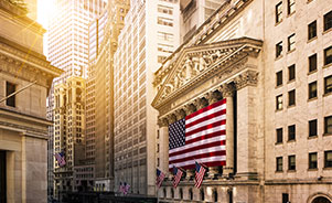 Wall Street, en el Distrito Financiero
