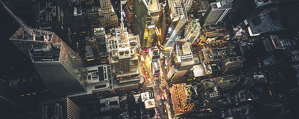 Vista aérea de Times Square