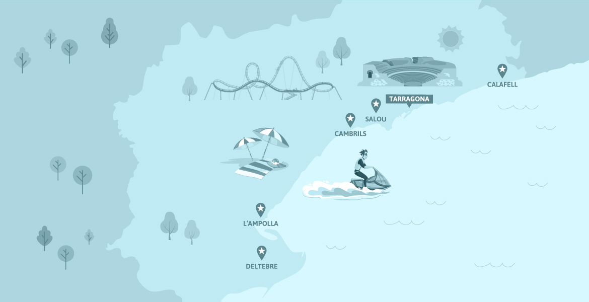 mapa costa del sol