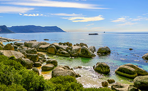 Playa Boulders en Ciudad del Cabo