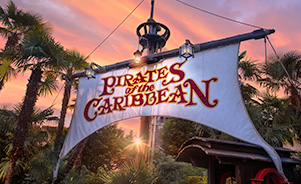 Atracción Piratas del Caribe
