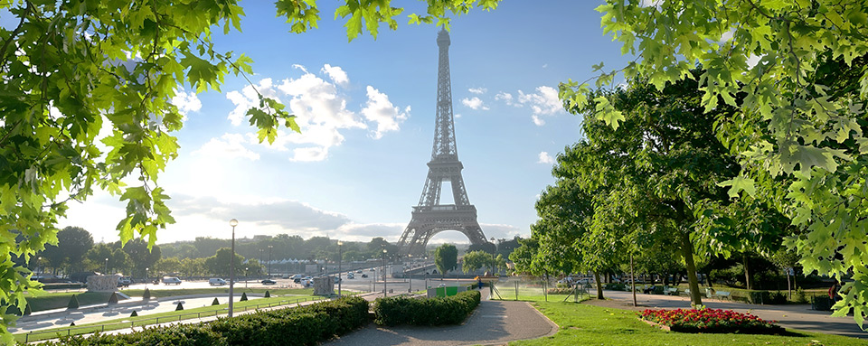 Torre Eiffel, Jardines del Trocadero